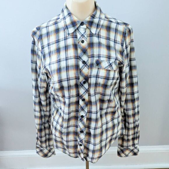 Gap Women's Plaid Button Up Shirt - Picture 1 of 2
